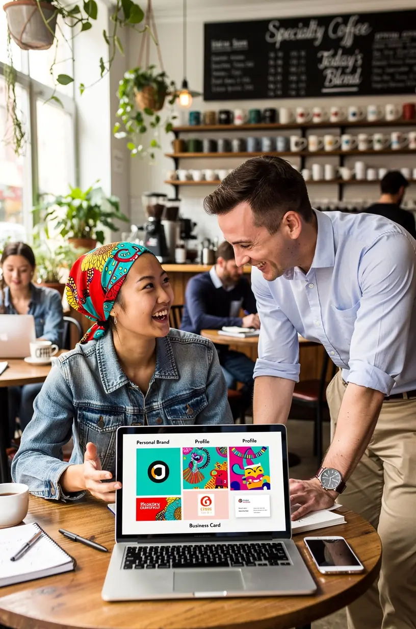 Proces kreowania strategii wizualnej marki osobistej z wykorzystaniem nowoczesnego sprzętu fotograficznego i wideo.